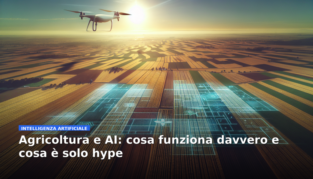Agricoltura e AI: cosa funziona davvero e cosa è solo hype