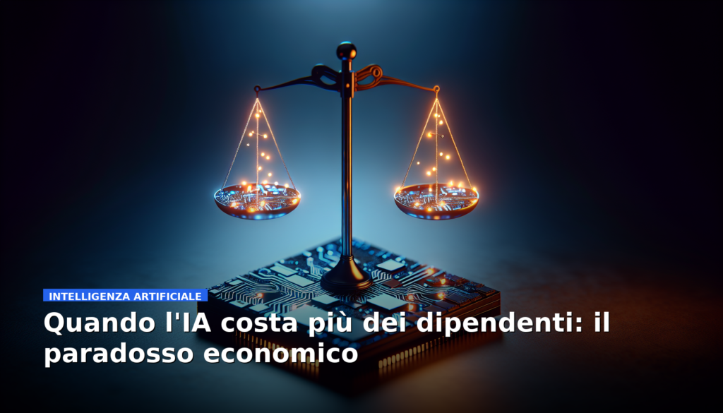 Quando l'IA costa più dei dipendenti: il paradosso economico