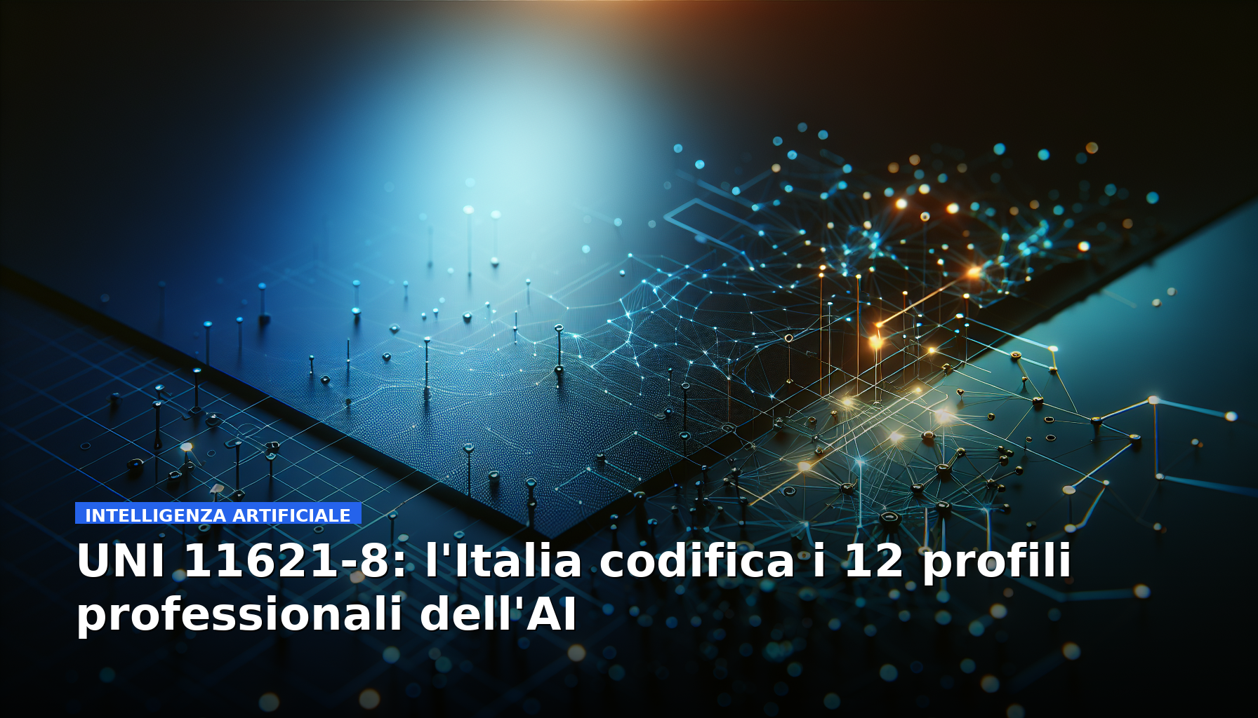 UNI 11621-8: l'Italia codifica i 12 profili professionali dell'AI