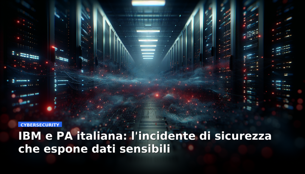 IBM e PA italiana: l'incidente di sicurezza che espone dati sensibili