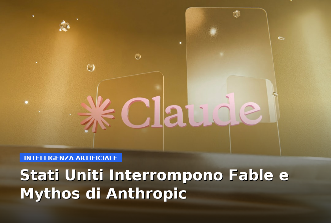 Stati Uniti Interrompono Fable e Mythos di Anthropic