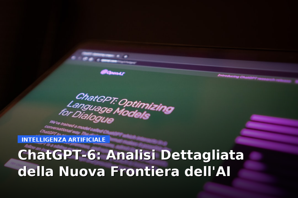 ChatGPT-6: Analisi Dettagliata della Nuova Frontiera dell'AI